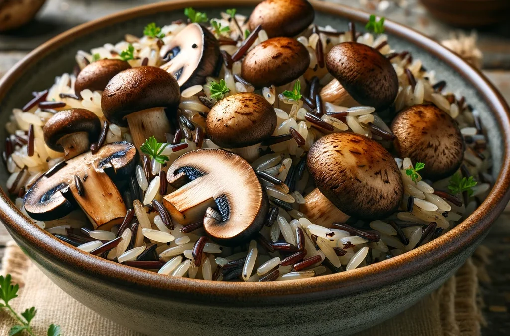 Wild Rice with Mushrooms